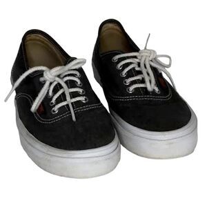 Vans Off the Wall Women's Pre-owned Classic Gray Sneakers -  sz. 8 1/2